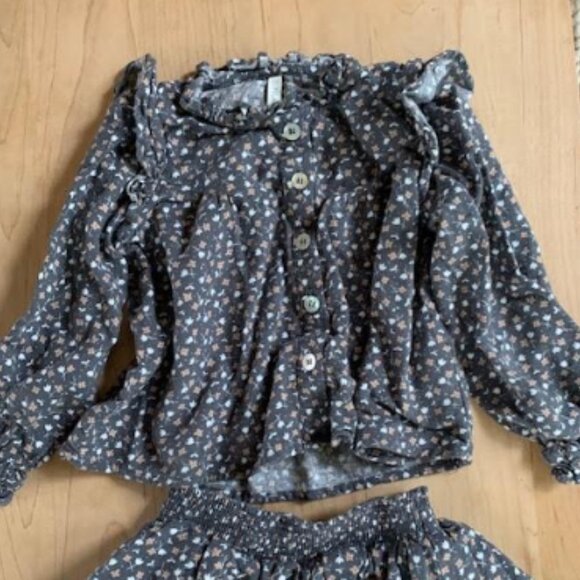 Rylee + Cru Matching Blouse and Skirt set, size 2-3 yr - Picture 3 of 3